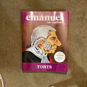 Emanuel Law Outlines Torts Book